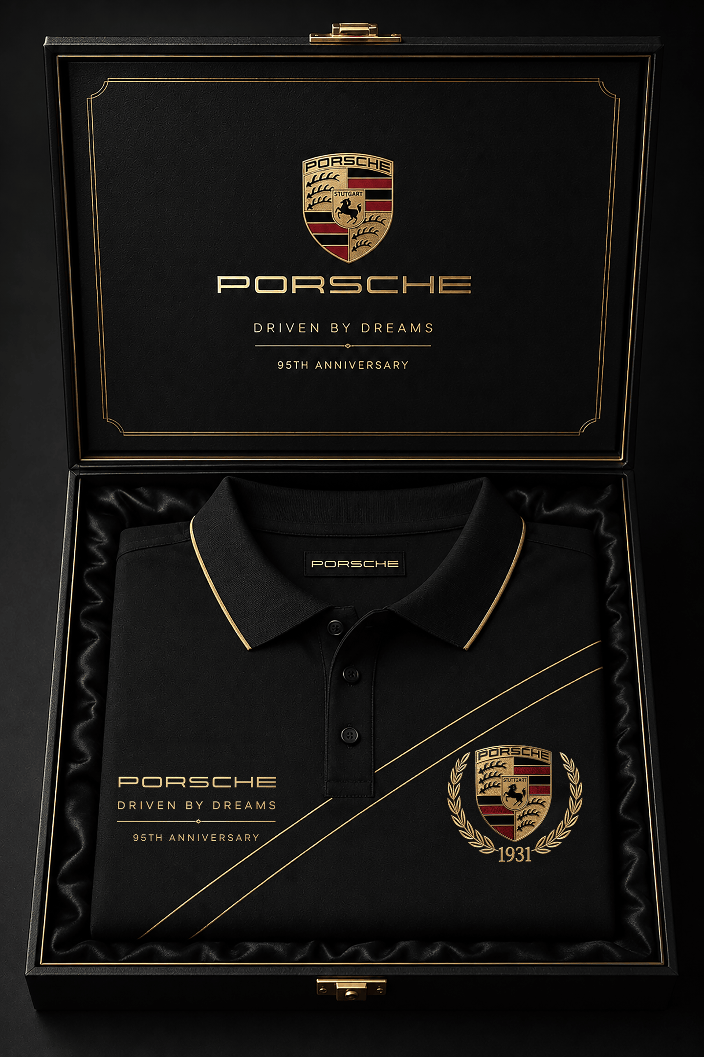 Personalized Pors 95th Anniversary Driven By Dreams Polo Shirt Birthday Gift Ideas For Him - Kdjoy