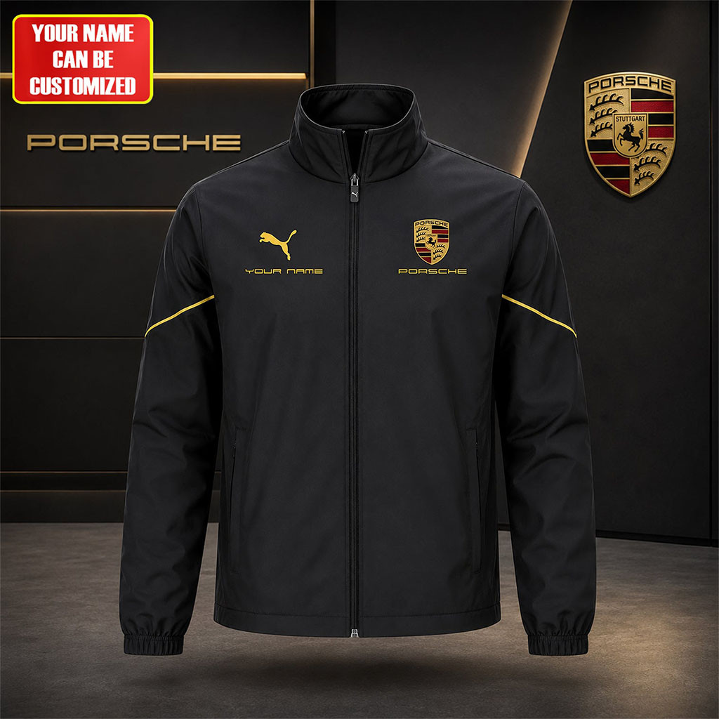Personalized Pors Collab Windbreaker Jacket Car Lover Clothing Best Gift For Husband - Kdjoy Personalized Pors Collab Windbreaker Jacket Car Lover Clothing Best Gift For Husband - Kdjoy