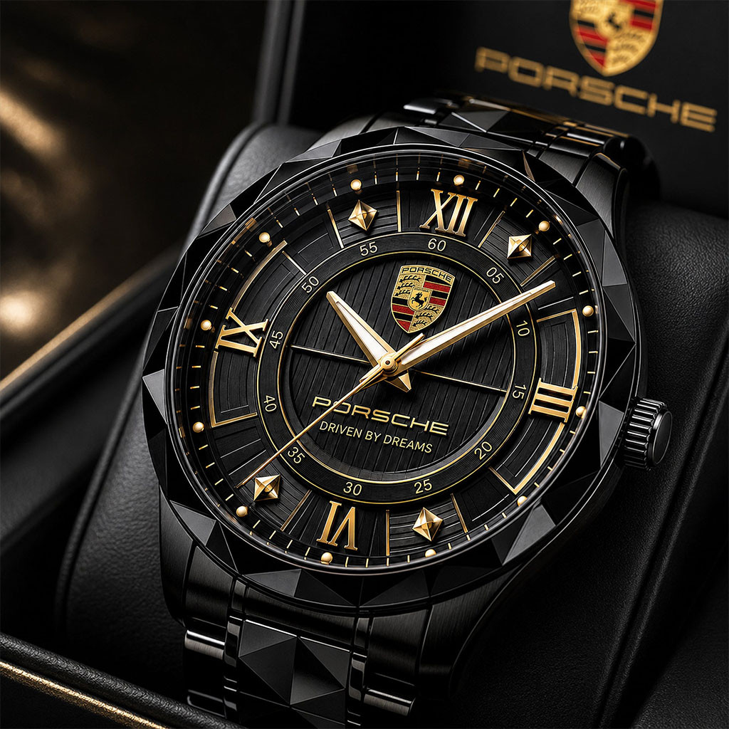Personalized Pors Driven By Dream Watch Birthday Gifts For Boyfriend - Kdjoy Personalized Pors Driven By Dream Watch Birthday Gifts For Boyfriend - Kdjoy