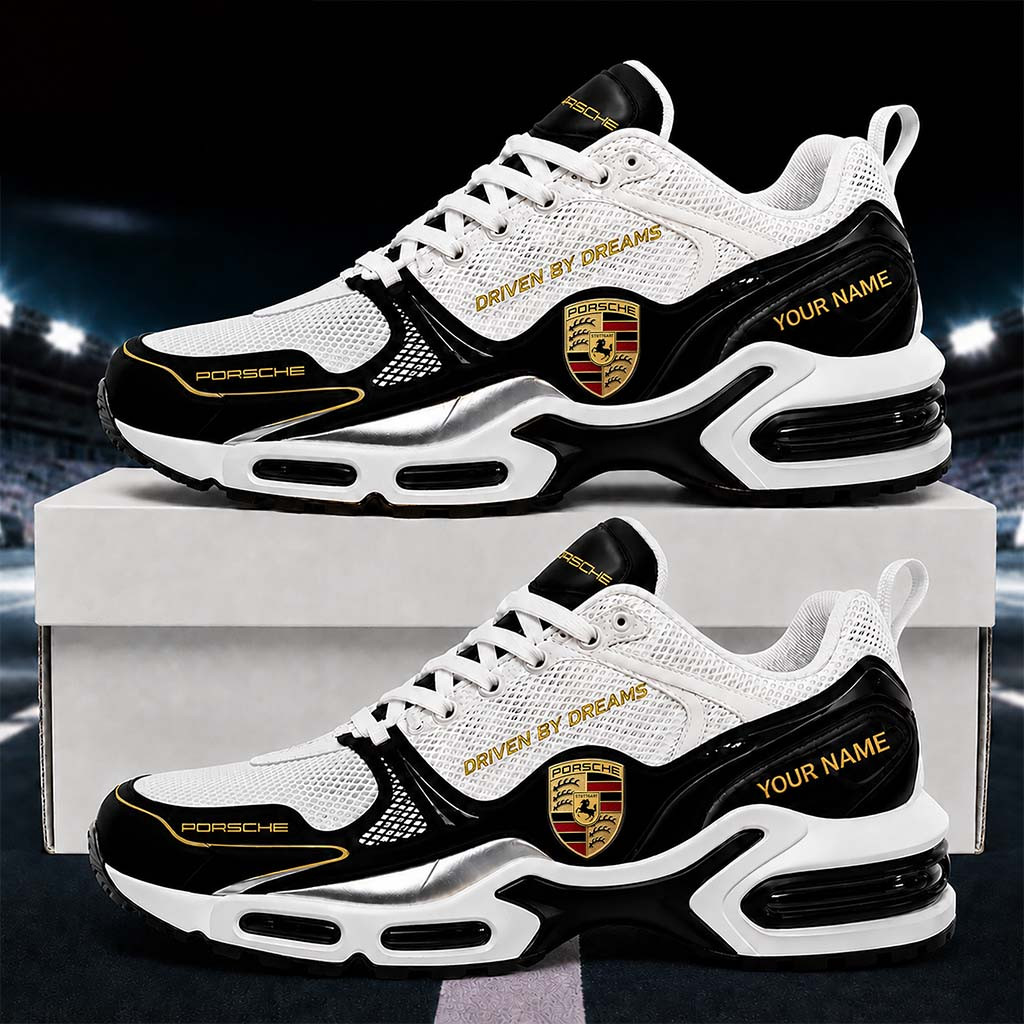 Personalized Pors Driven By Dreams Shoes Sneakers Car Enthusiast Gear Gift For Dad - Kdjoy