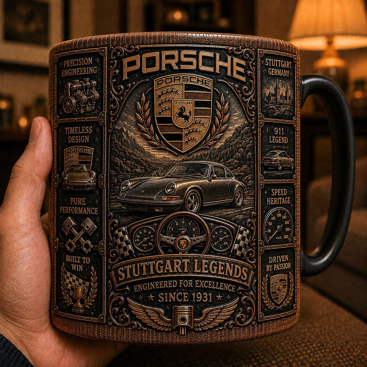 Personalized Pors Stuttgart Legends Since 1931 Mug Good Gifts For Boyfriend - Kdjoy