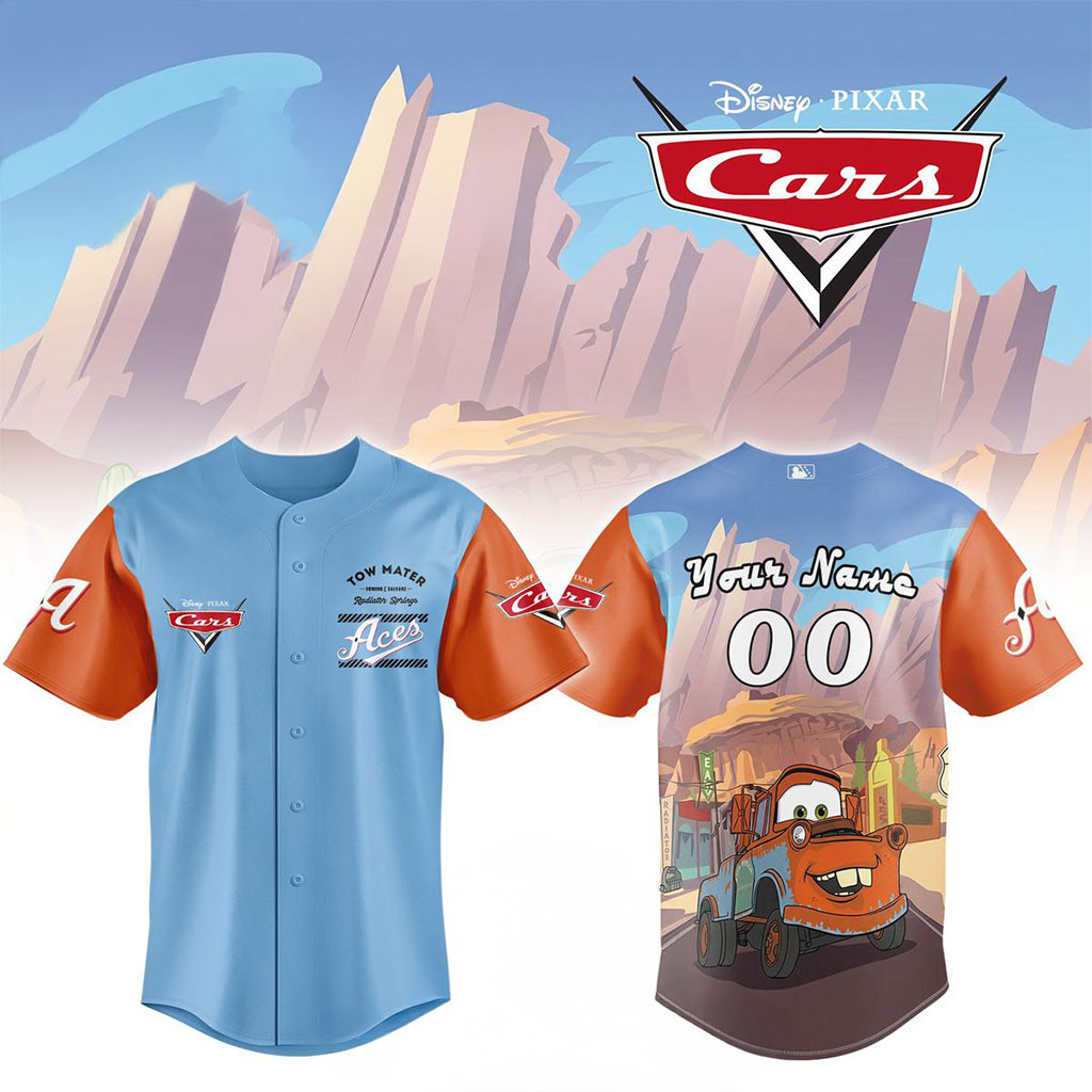 Personalized Reno Aces Merch X Cars Night 2026 Tow Master Baseball Jersey Gifts For Aces Fans - Kdjoy Personalized Reno Aces Merch X Cars Night 2026 Tow Master Baseball Jersey Gifts For Aces Fans - Kdjoy