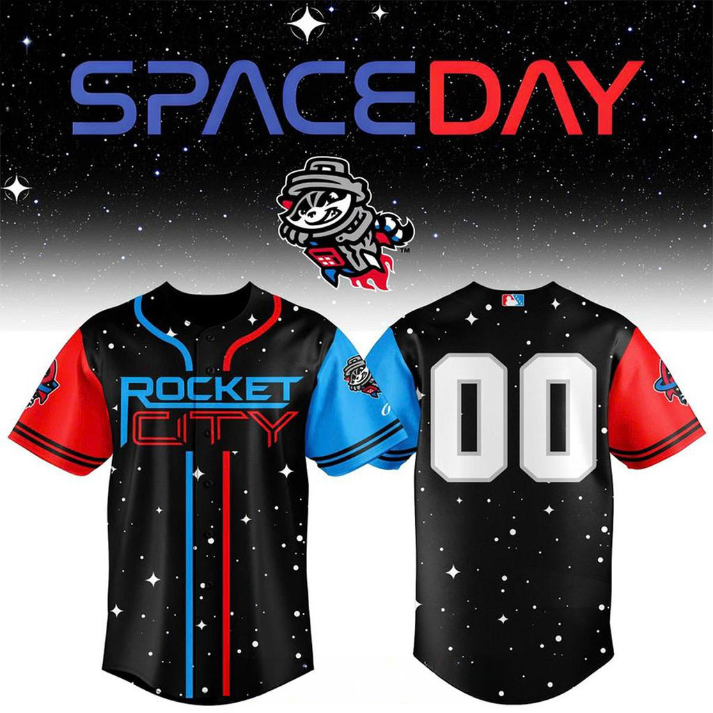 Personalized Rocket City Trash Pandas Merch 2026 Space Night Baseball Jersey Gift For Fans - Kdjoy Personalized Rocket City Trash Pandas Merch 2026 Space Night Baseball Jersey Gift For Fans - Kdjoy