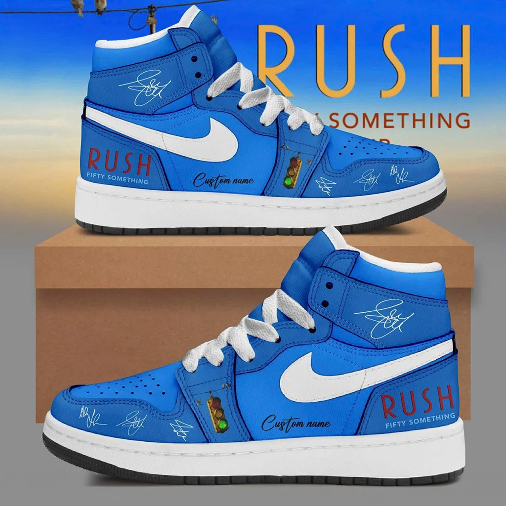 Personalized RUSH Fifty Something Tour 2026 Signature Sneakers RUSH Band Merch Fan GIfts - Kdjoy