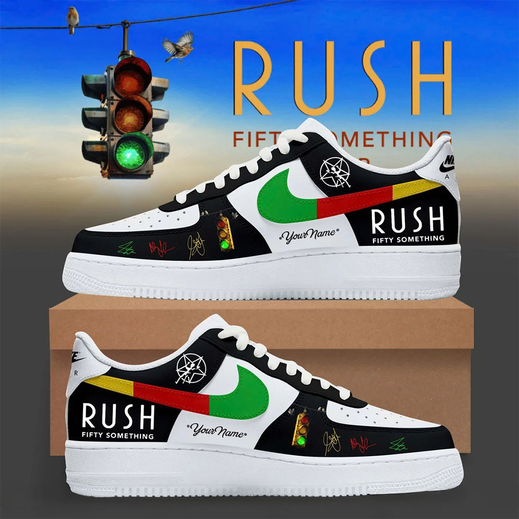 Personalized RUSH Fifty Something Tour 2026 Signed Sneakers RUSH Band Merch Gift For Music Fan - Kdjoy