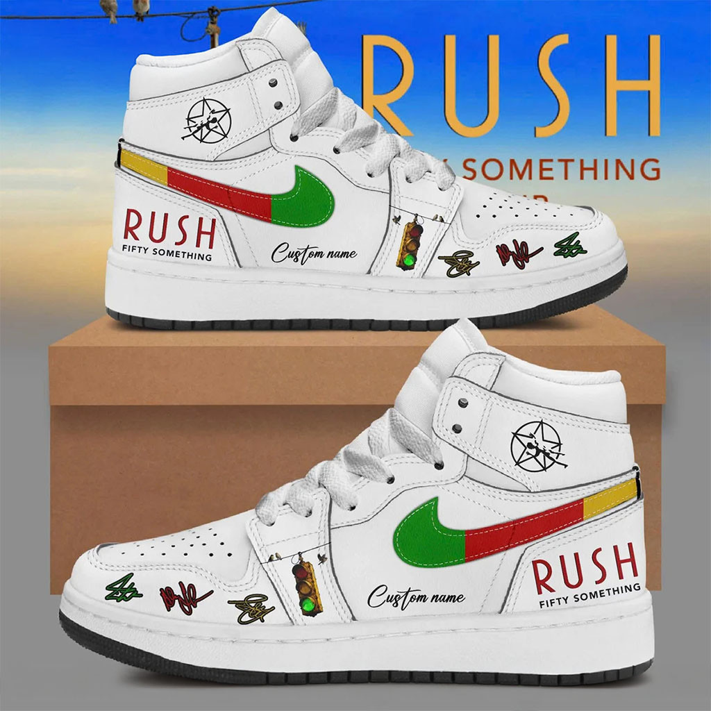 Personalized RUSH Merch Fifty Something Tour 2026 Signed Sneakers Best Gift For Band Fans - Kdjoy