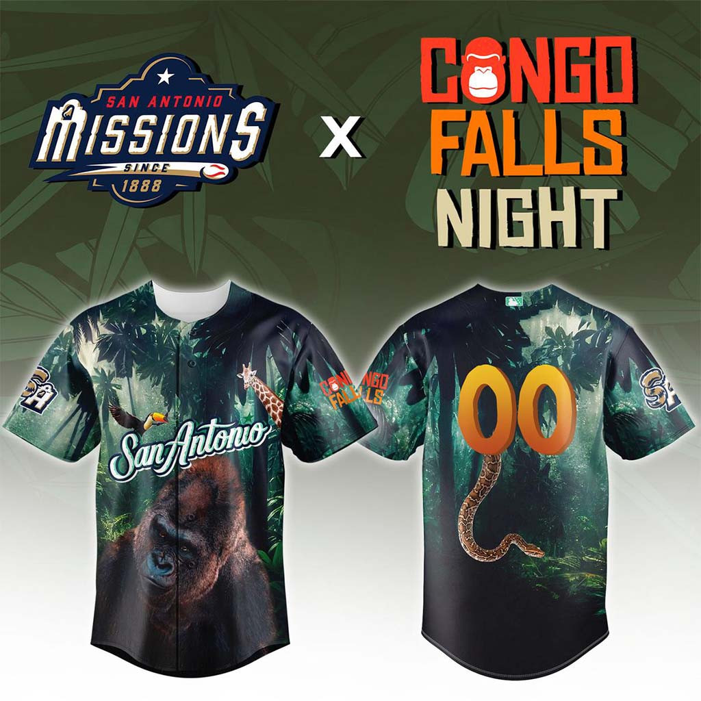 Personalized San Antonio Missions Congo Falls Night Jersey SA Missions Merch Gift For Fans - Kdjoy