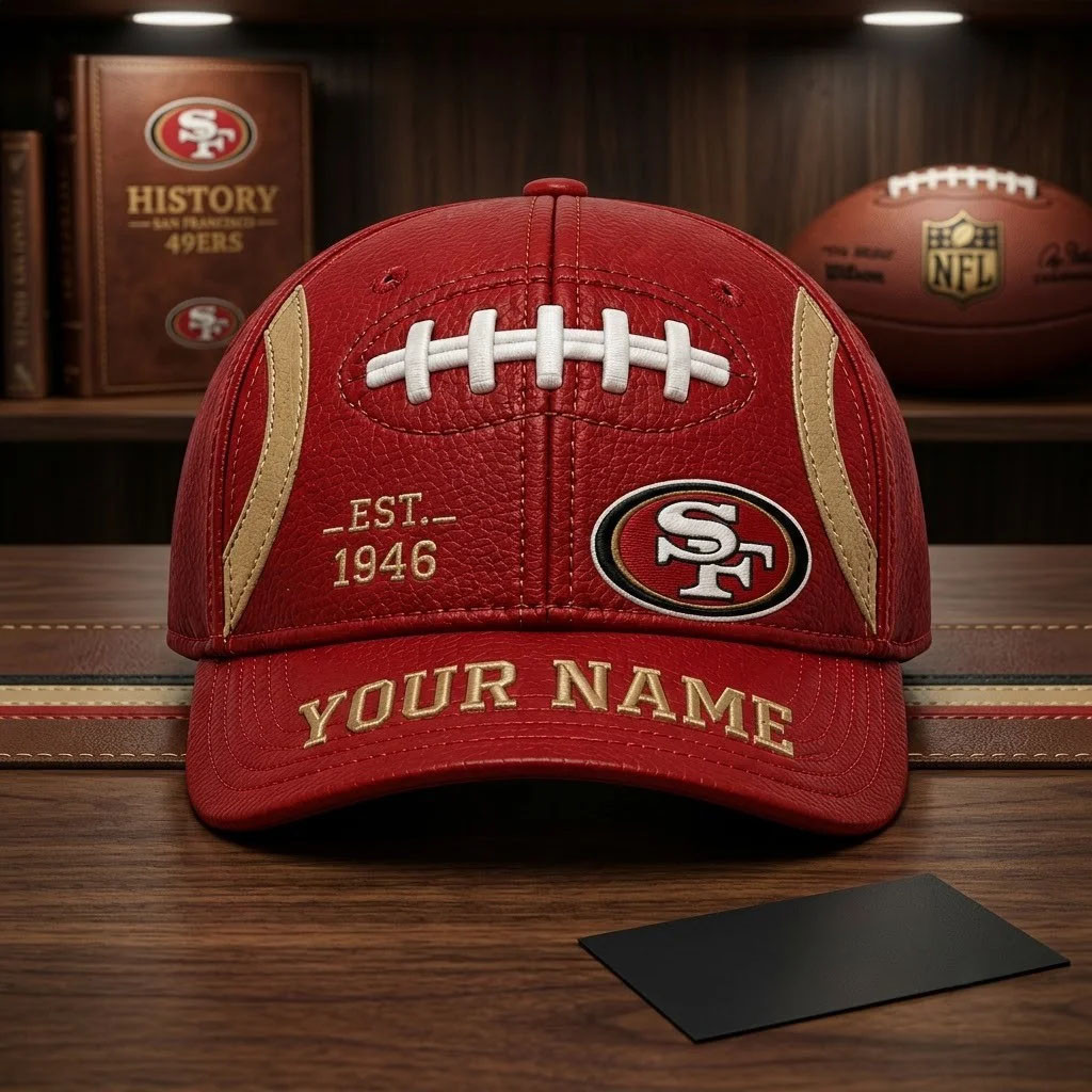 Personalized San Francisco 49ers Est 1946 Hat 49ers Merch Football Fan Gift Ideas - Kdjoy