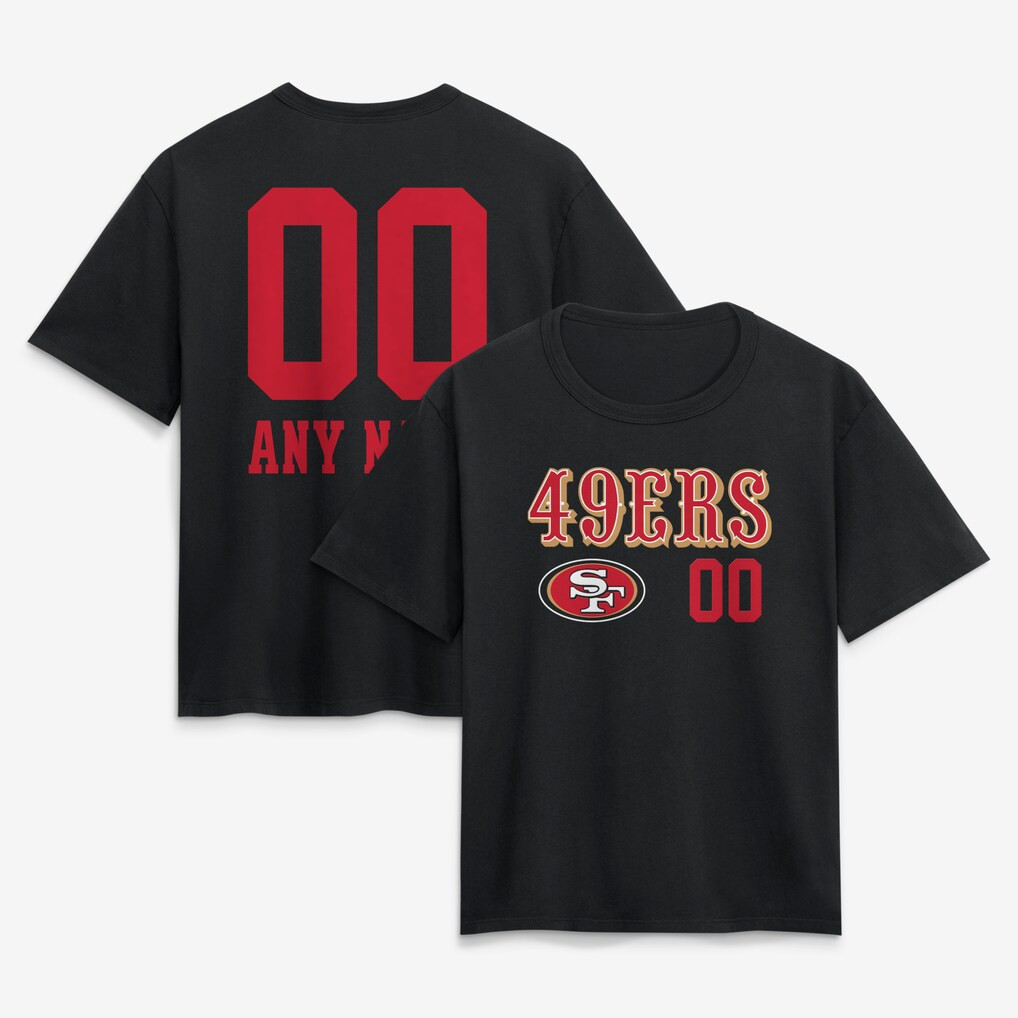 Personalized San Francisco 49ers Merch 2026 SF 49ers Touchdown Wordmark Shirt Football Fan Gear - Kdjoy