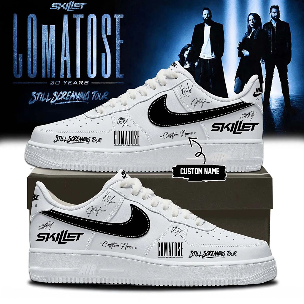 Personalized Skillet Merch 2026 Comatose Still Screaming Tour Shoes Best Friends Gifts - Kdjoy