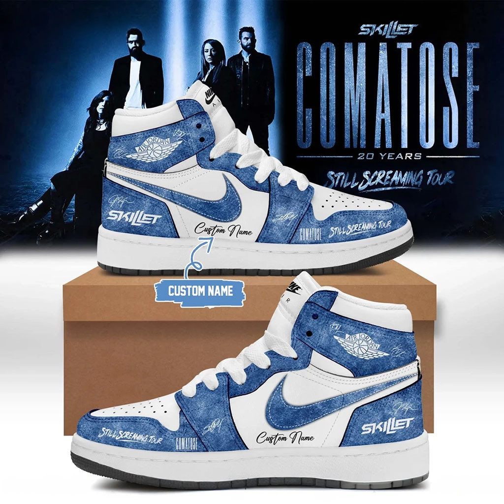 Personalized Skillet Merch 2026 Comatose Still Screaming Tour Shoes Gift Ideas For Fans - Kdjoy