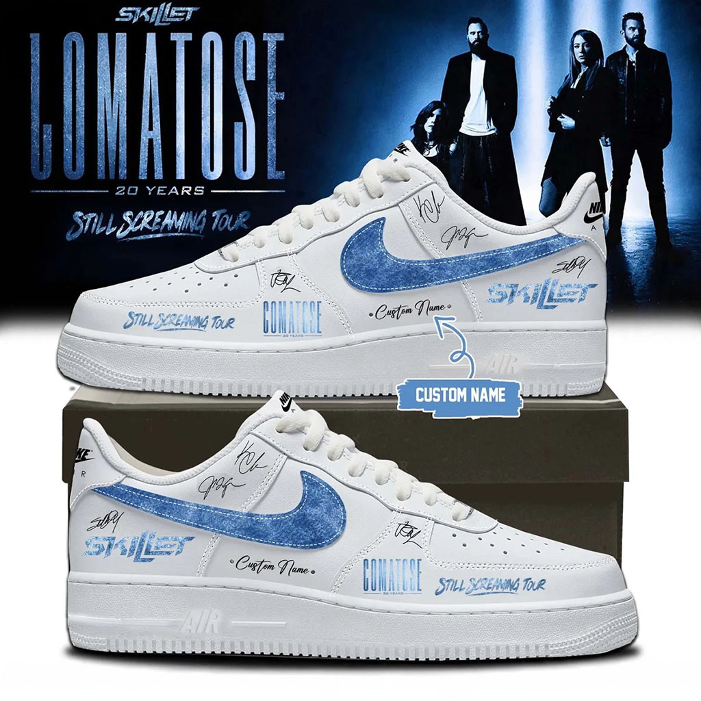Personalized Skillet Merch 2026 Comatose Still Screaming Tour Sneakers 20 Years Skillet Shoes - Kdjoy