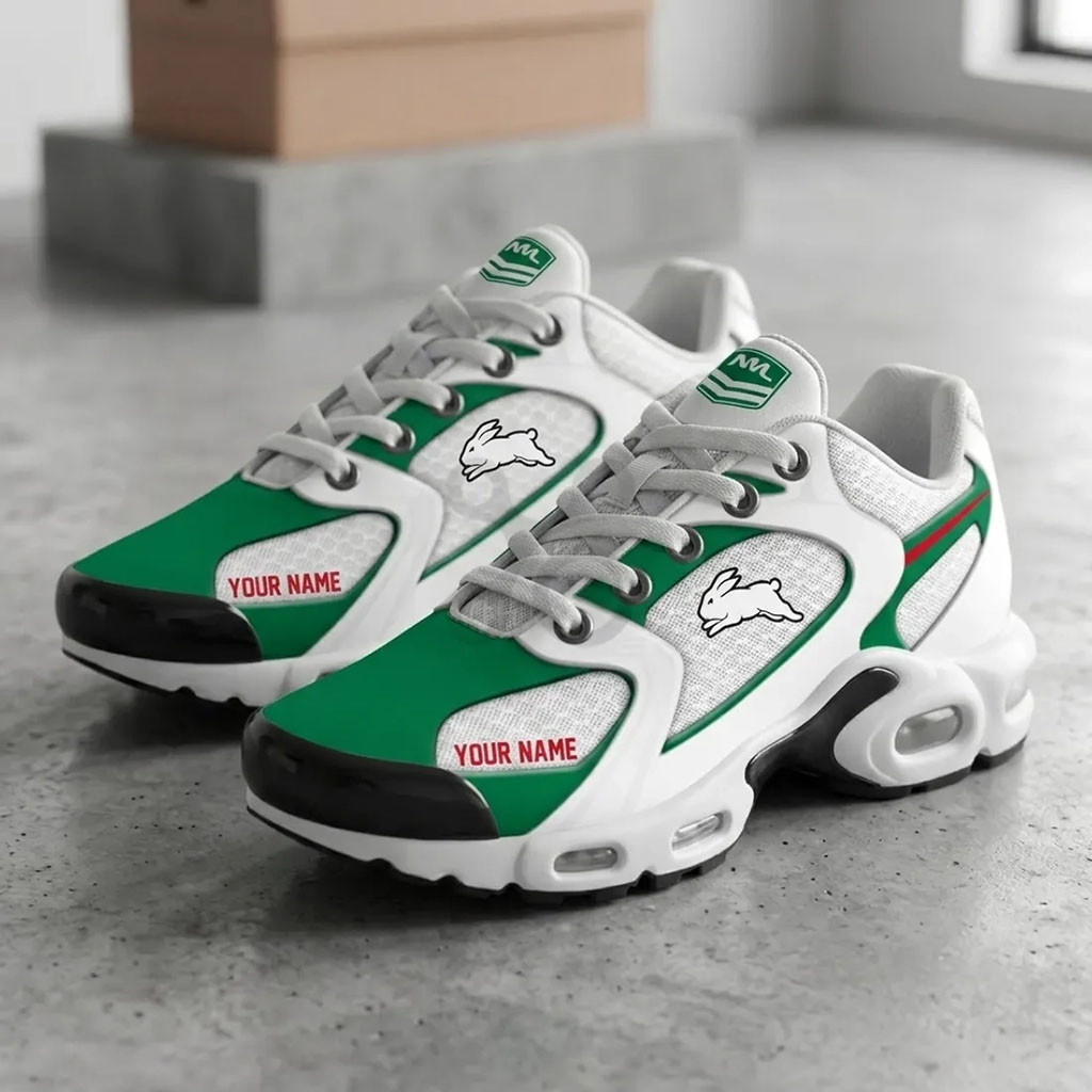 Personalized South Sydney Rabbitohs Green White Sneakers Rabbitohs Merch Gifts For Fans Personalized South Sydney Rabbitohs Green White Sneakers Rabbitohs Merch Gifts For Fans