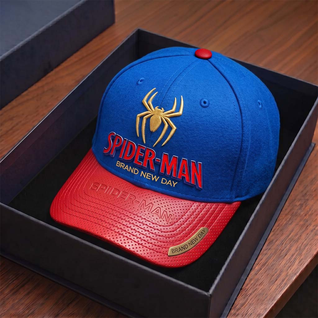 Personalized Spider Man Brand New Day Hat Royal And Red Spider Hero Cap Gifts For Fan - Kdjoy