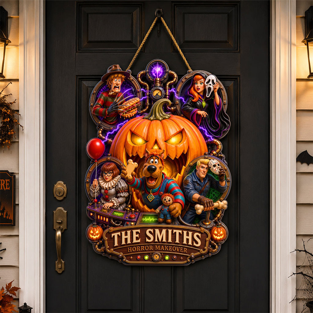 Personalized Spooky Mystery Crew Acrylic Sign Halloween Home Decor Gifts For Horror Movie Lover - Kdjoy