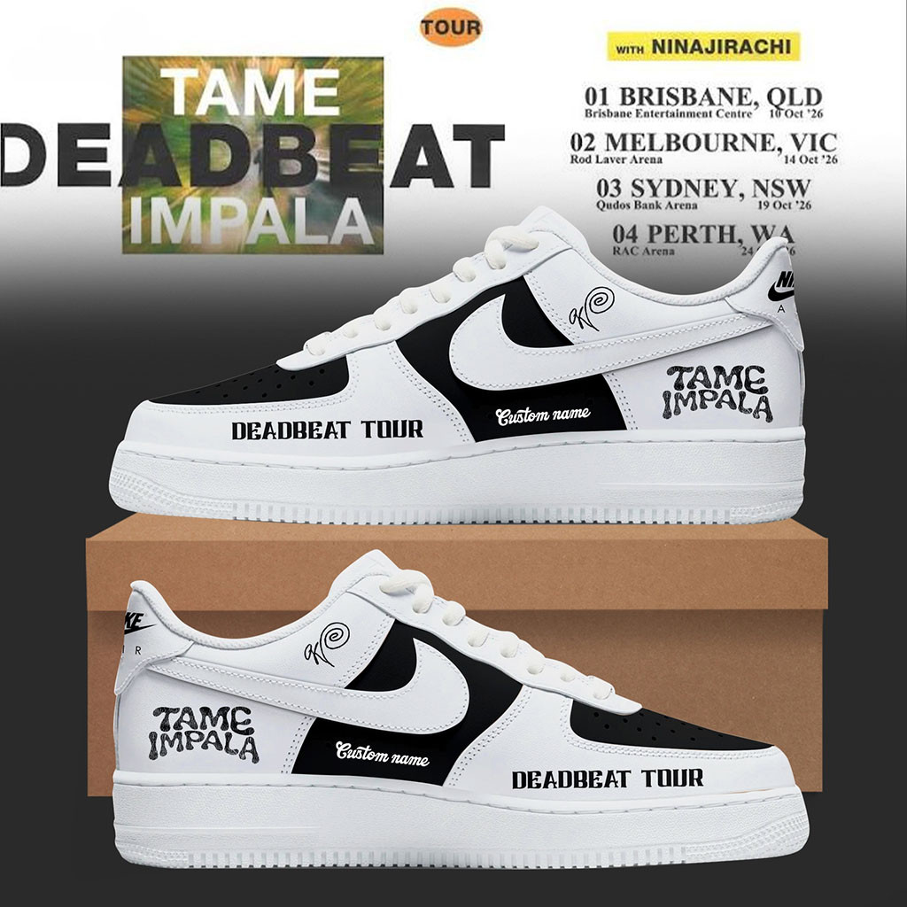 Personalized Tame Impala Deadbeat Tour Sneakers Tame Impala Merch Best Gifts For Music Lovers