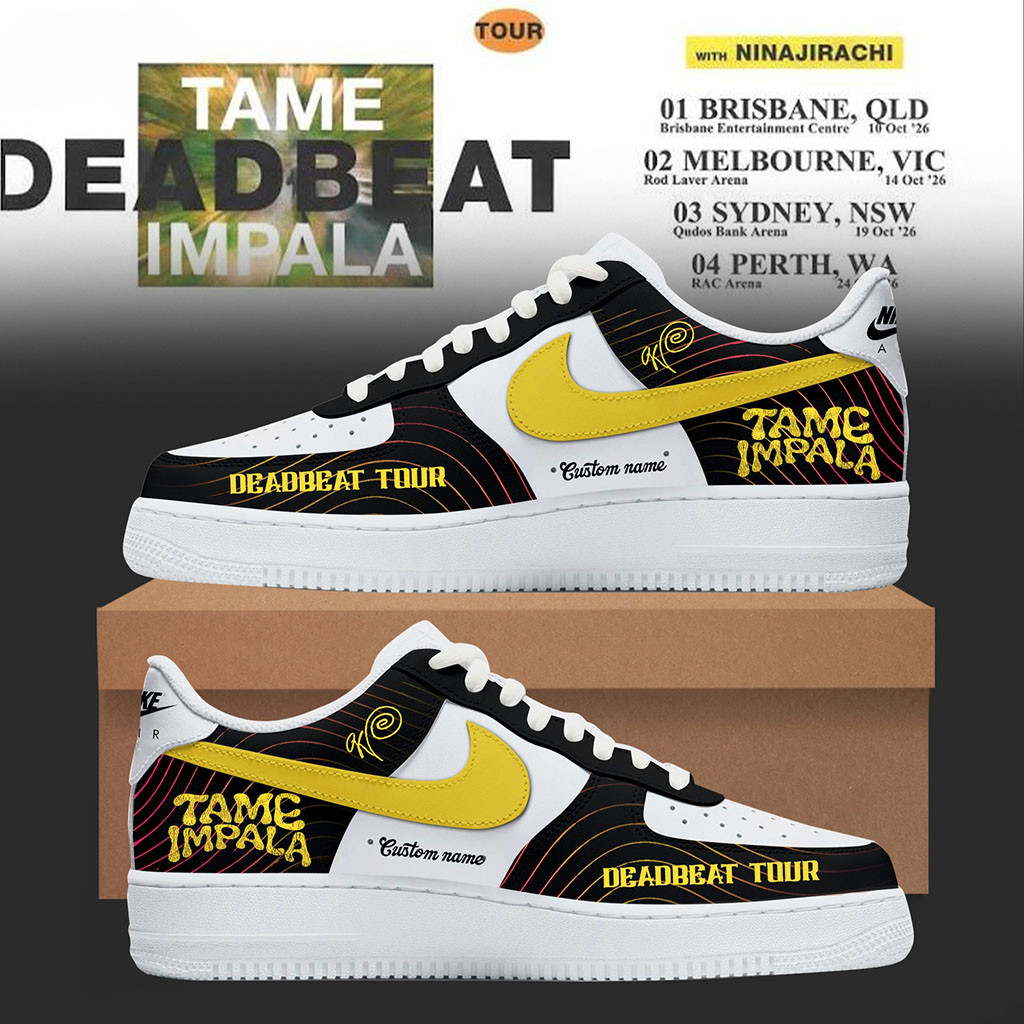 Personalized Tame Impala Deadbeat Tour Sneakers Tame Impala Merch Gifts For Music Lovers
