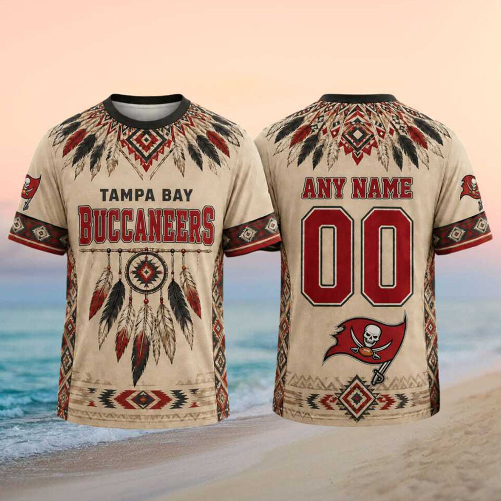 Personalized Tampa Bay Buccaneers Football Native American Dreamcatcher Shirt Buccaneers Merch - Kdjoy
