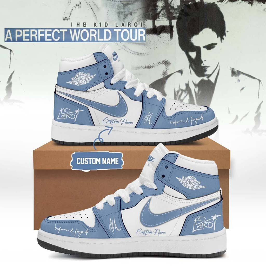 Personalized The Kid Laroi A Perfect World Tour 2026 Sneakers The Kid Laroi Merch Fan Gifts - Kdjoy