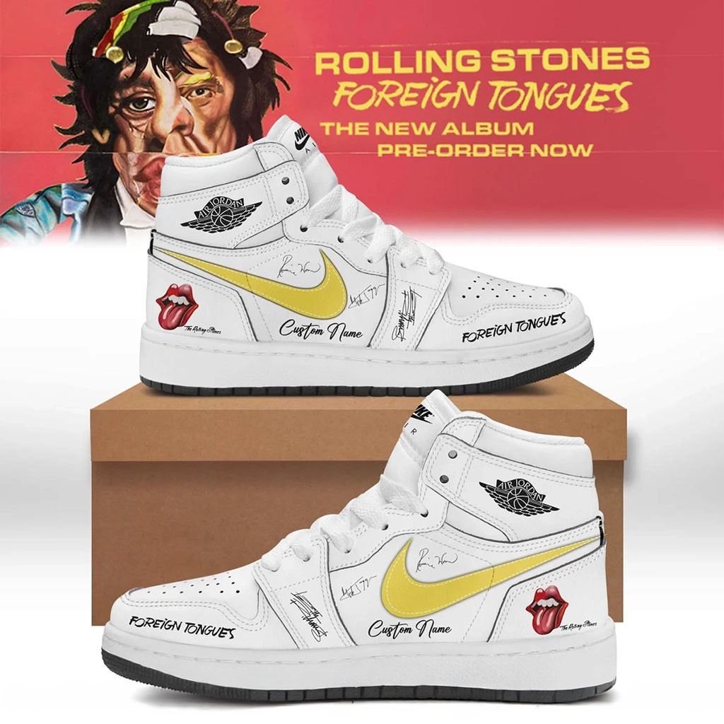 Personalized The Rolling Stones Merch 2026 Foreign Tongues Album Sneakers Best Fan Gear - Kdjoy Personalized The Rolling Stones Merch 2026 Foreign Tongues Album Sneakers Best Fan Gear - Kdjoy