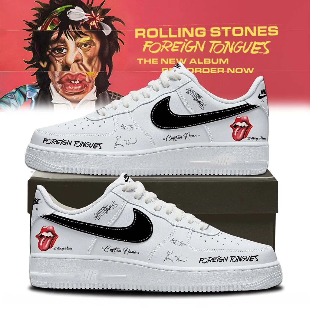 Personalized The Rolling Stones Merch 2026 Foreign Tongues Album Sneakers New Album Shoes Gifts - Kdjoy