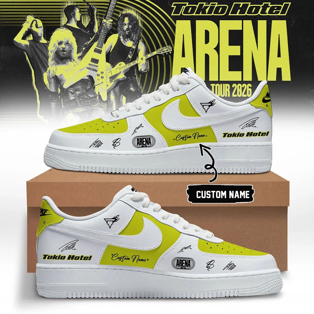 Personalized Tokio Hotel Merch Arena Tour 2026 Signature Sneakers Best Gift For Music Lovers - Kdjoy Personalized Tokio Hotel Merch Arena Tour 2026 Signature Sneakers Best Gift For Music Lovers - Kdjoy