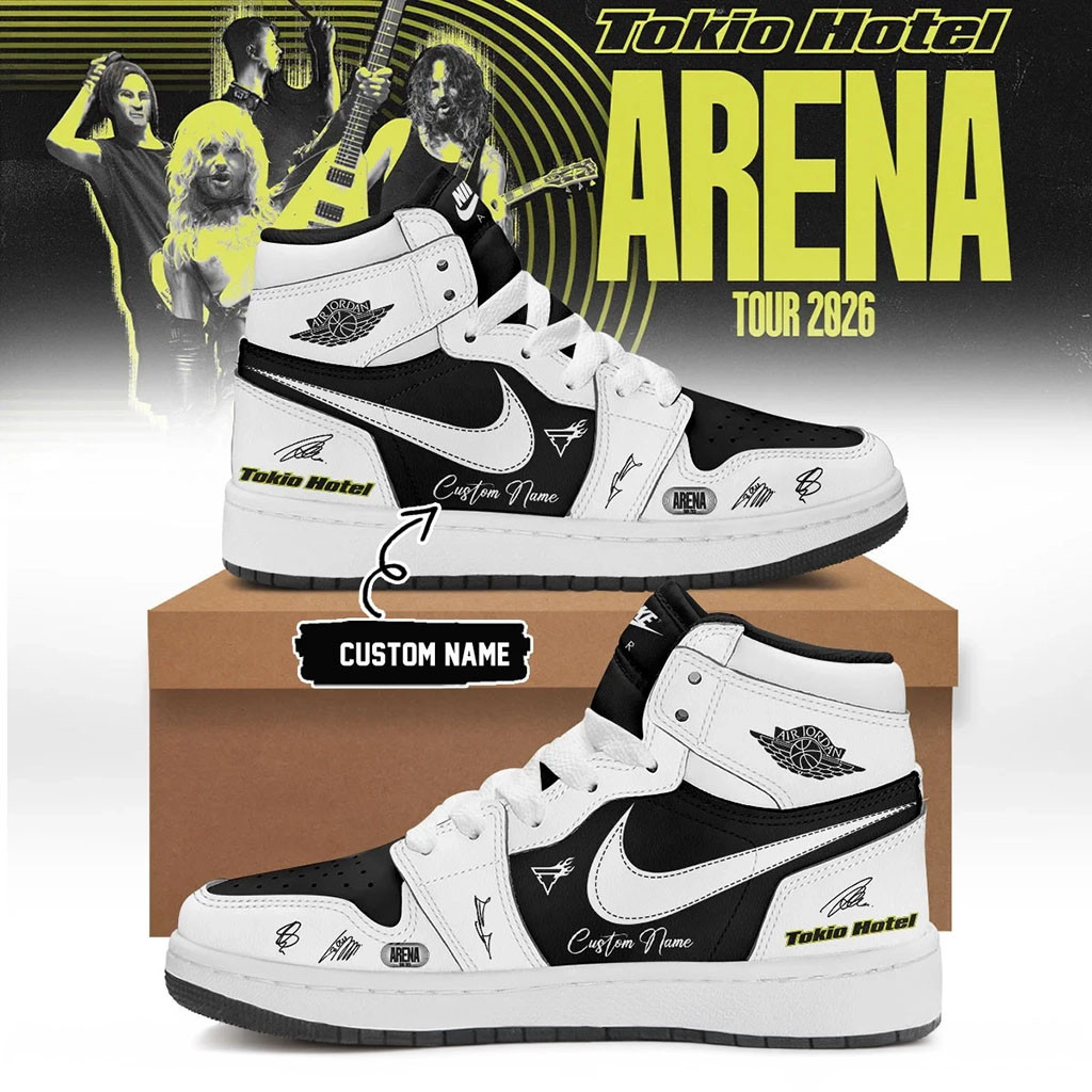 Personalized Tokio Hotel Merch Arena Tour 2026 Signature Sneakers Best Gifts For Pop Music Fans - Kdjoy Personalized Tokio Hotel Merch Arena Tour 2026 Signature Sneakers Best Gifts For Pop Music Fans - Kdjoy