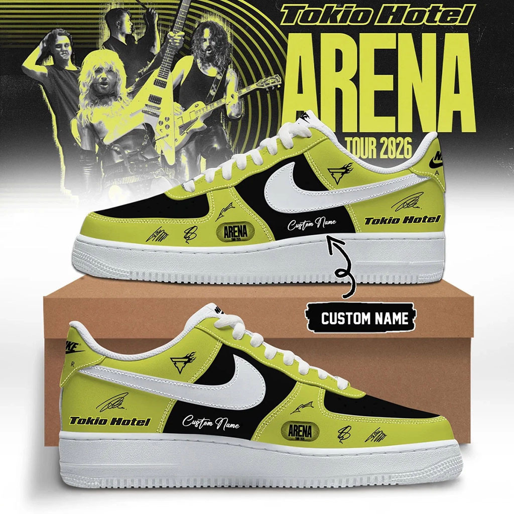 Personalized Tokio Hotel Merch Arena Tour 2026 Signature Sneakers Music Fan Shoes Gift For Him - Kdjoy