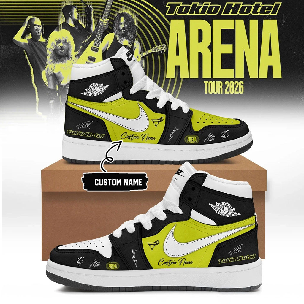 Personalized Tokio Hotel Merch Arena Tour 2026 Signature Sneakers Present For Pop Band Fans - Kdjoy