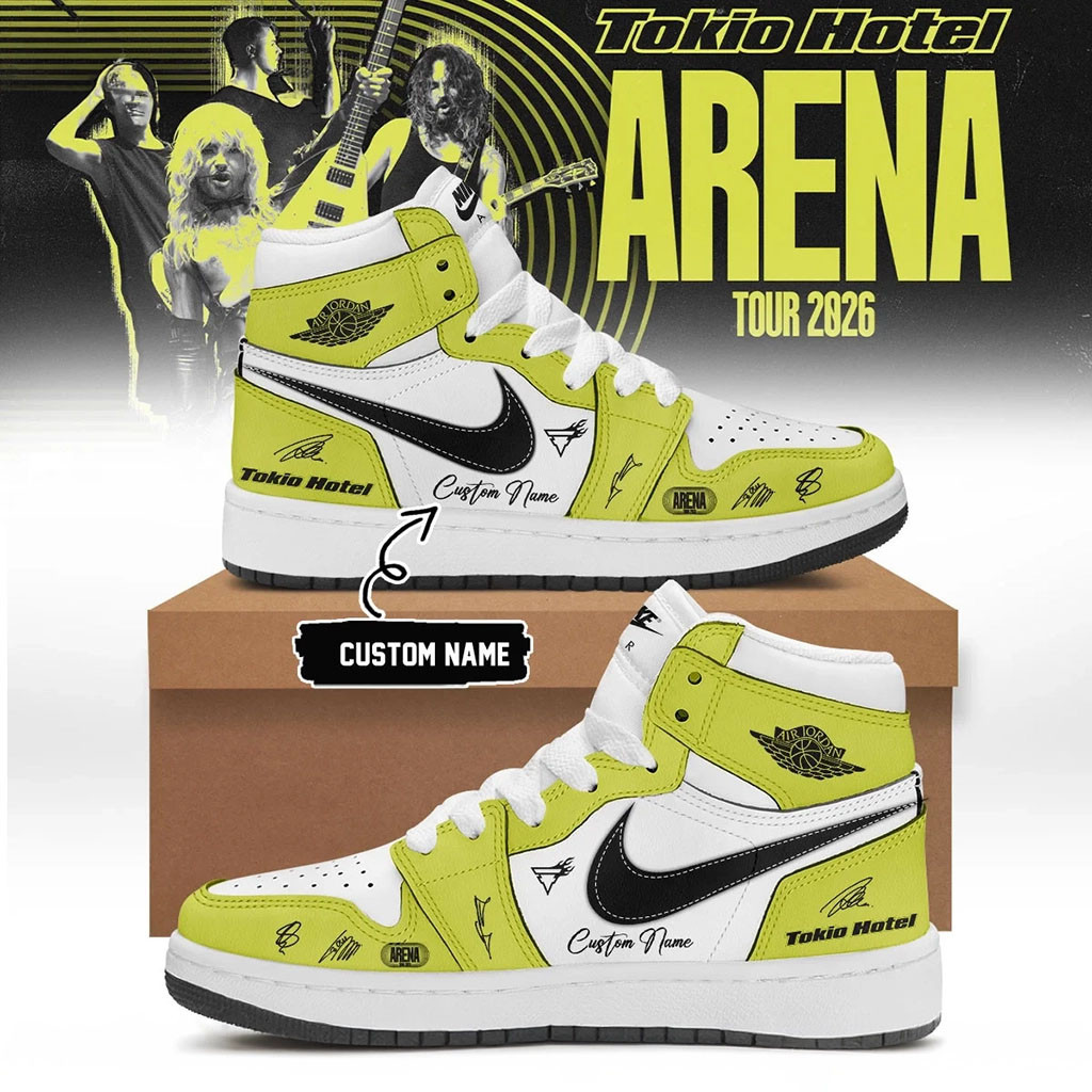 Personalized Tokio Hotel Merch Arena Tour 2026 Signed Sneakers Music Fan Shoes Brothers Gifts - Kdjoy