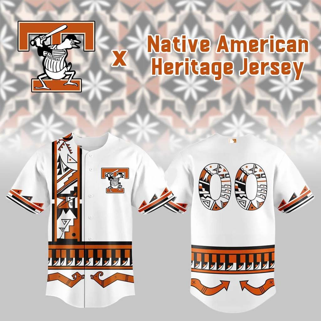 Personalized Toledo Mud Hens x Native American Heritage Night 2026 Baseball Jersey Fan Merch - Kdjoy Personalized Toledo Mud Hens x Native American Heritage Night 2026 Baseball Jersey Fan Merch - Kdjoy