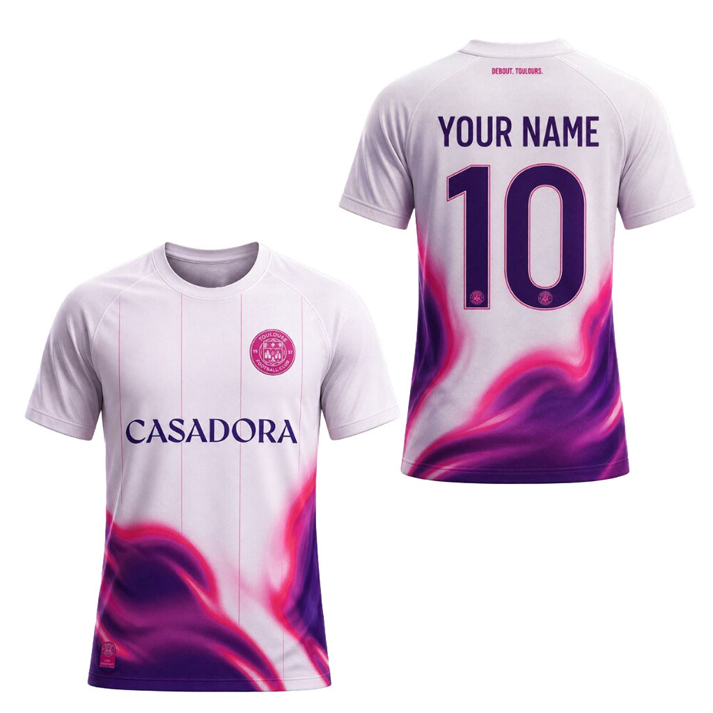 Personalized Toulouse FC 26 27 Away Kit Jersey Shirt Toulouse FC Merch Present For Him - Kdjoy