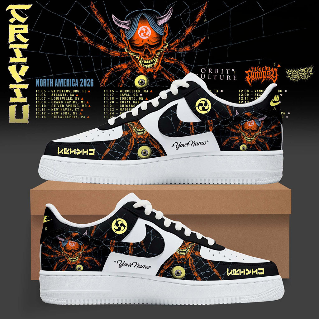 Personalized Trivium North America Tour 2026 Sneakers Trivium Merch Best Gift For Fans - Kdjoy