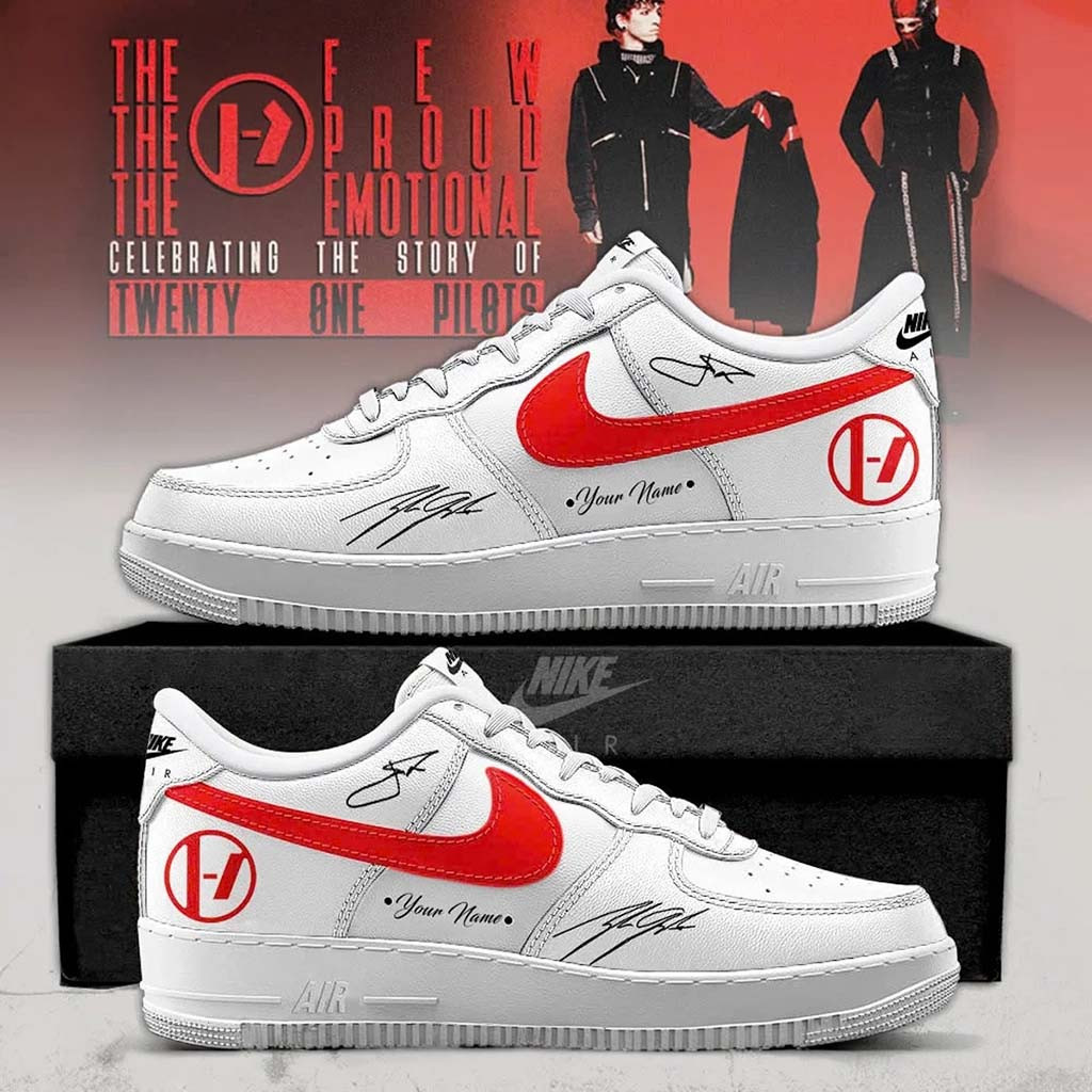 Personalized Twenty One Pilots Signature Sneakers 2026 Twenty One Pilots Merch Gift For Fans - Kdjoy