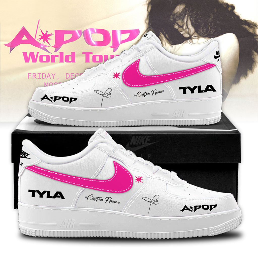 Personalized Tyla Apop World Tour 2026 Signature Sneakers Tyla Merch Concert Outfits For Fans - Kdjoy