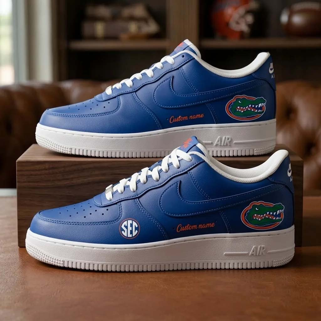 Personalized University of Florida Gators Sneakers 2026 Game Day Shoes Florida Gators Merch - Kdjoy Personalized University of Florida Gators Sneakers 2026 Game Day Shoes Florida Gators Merch - Kdjoy