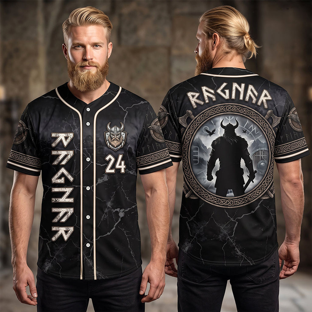 Personalized Viking Warrior Jersey Shirt Viking Football Gifts For Brothers - Kdjoy Personalized Viking Warrior Jersey Shirt Viking Football Gifts For Brothers - Kdjoy