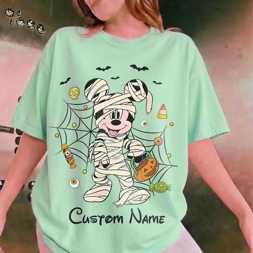 Personalized Vintage Mummy Mickey Mouse Halloween Shirt Best Gift For Daughters Personalized Vintage Mummy Mickey Mouse Halloween Shirt Best Gift For Daughters