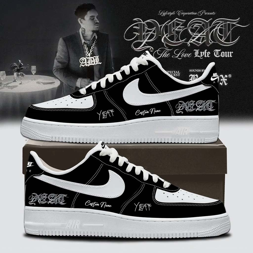 Personalized Yeat Lovelyfe Tour Signed Sneakers ADL Yeat Merch Best Gift for Rap Fans - Kdjoy