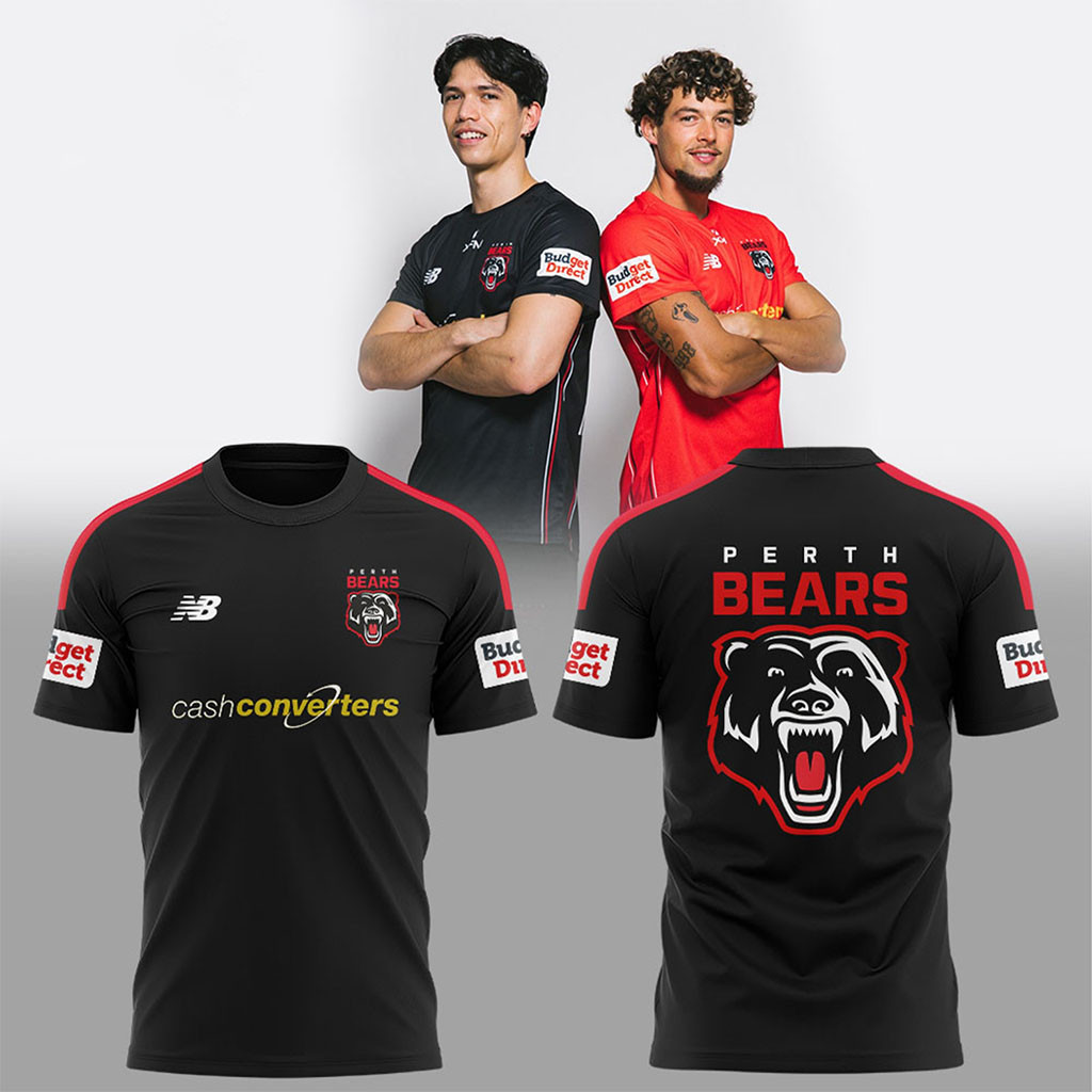 Perth Bears Latest Collection 2026 Black Shirt Perth Bears Merch Gifts For Brother - Kdjoy