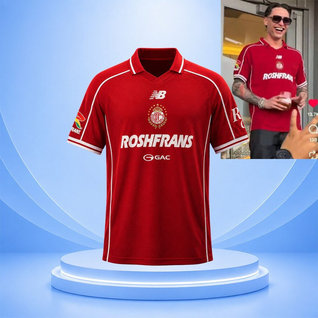 Peso Pluma X Toluca 2026 27 Home Kit Jersey Shirt Peso Pluma Merch Red Gifts For Him - Kdjoy Peso Pluma X Toluca 2026 27 Home Kit Jersey Shirt Peso Pluma Merch Red Gifts For Him - Kdjoy