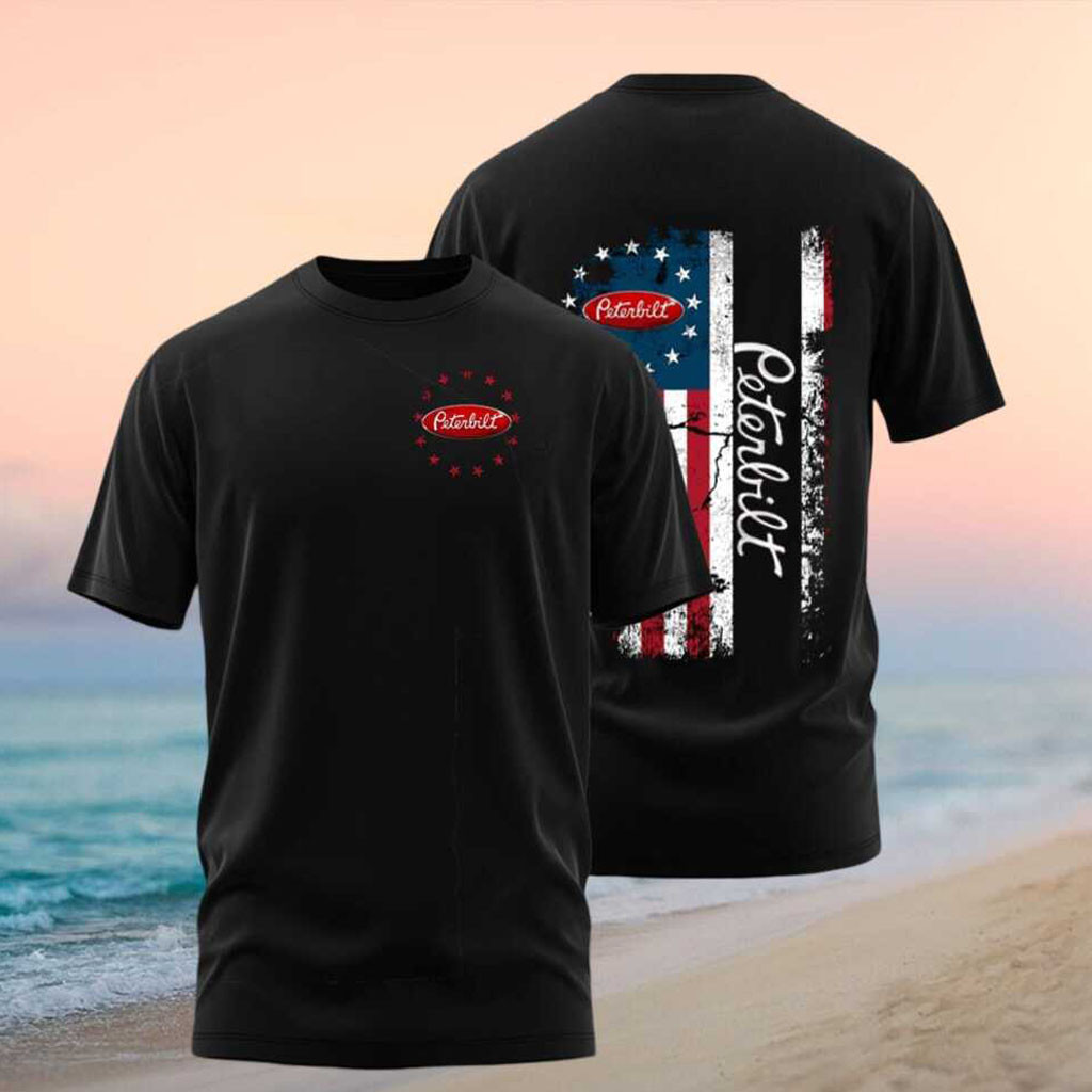 Peterbilt American Flag Patriotic Semi Truck Shirt Peterbilt Merch Gift Ideas For Husband - Kdjoy Peterbilt American Flag Patriotic Semi Truck Shirt Peterbilt Merch Gift Ideas For Husband - Kdjoy