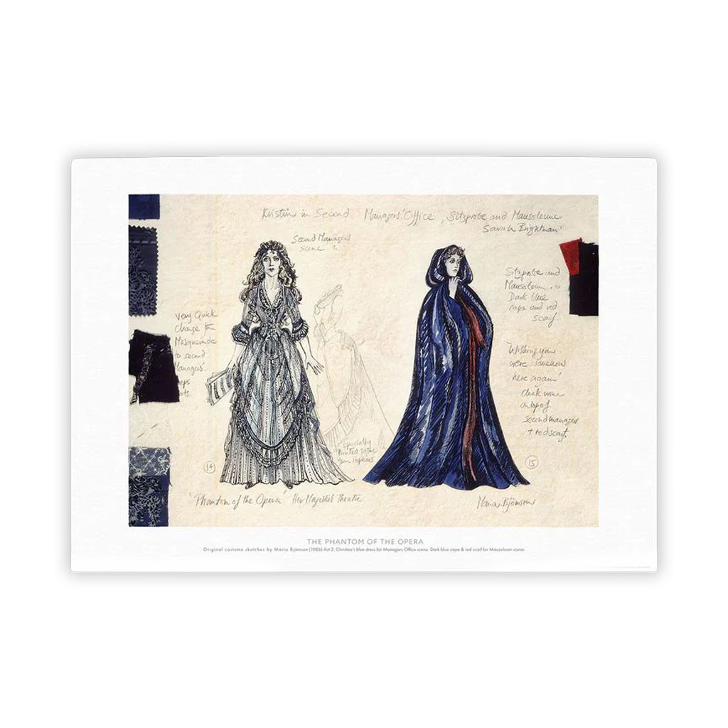 Phantom Of The Opera Merch 2026 Christine Manager's Office And Mausoleum Poster Wall Art Decor - Kdjoy