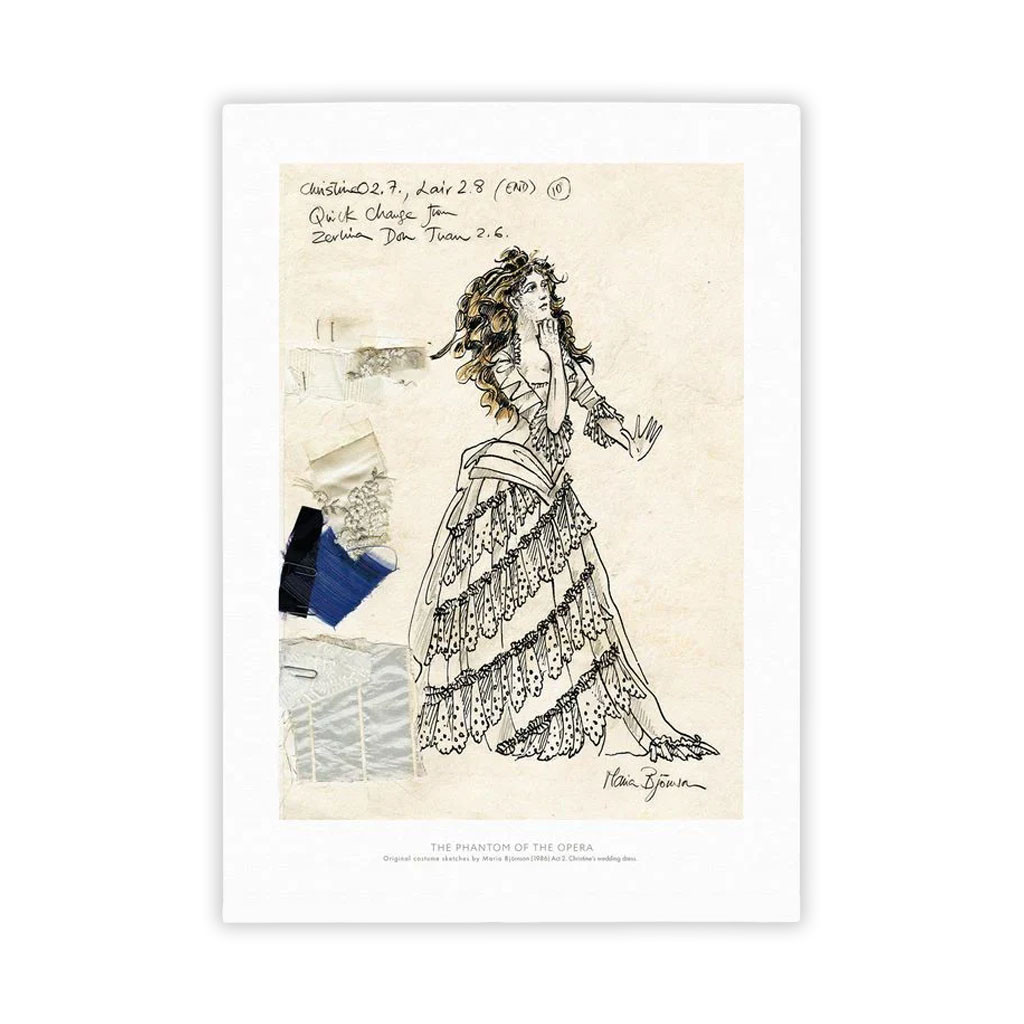 Phantom Of The Opera Merch 2026 Christine's Wedding Dress Poster Wall Art Decor Besties Gift - Kdjoy