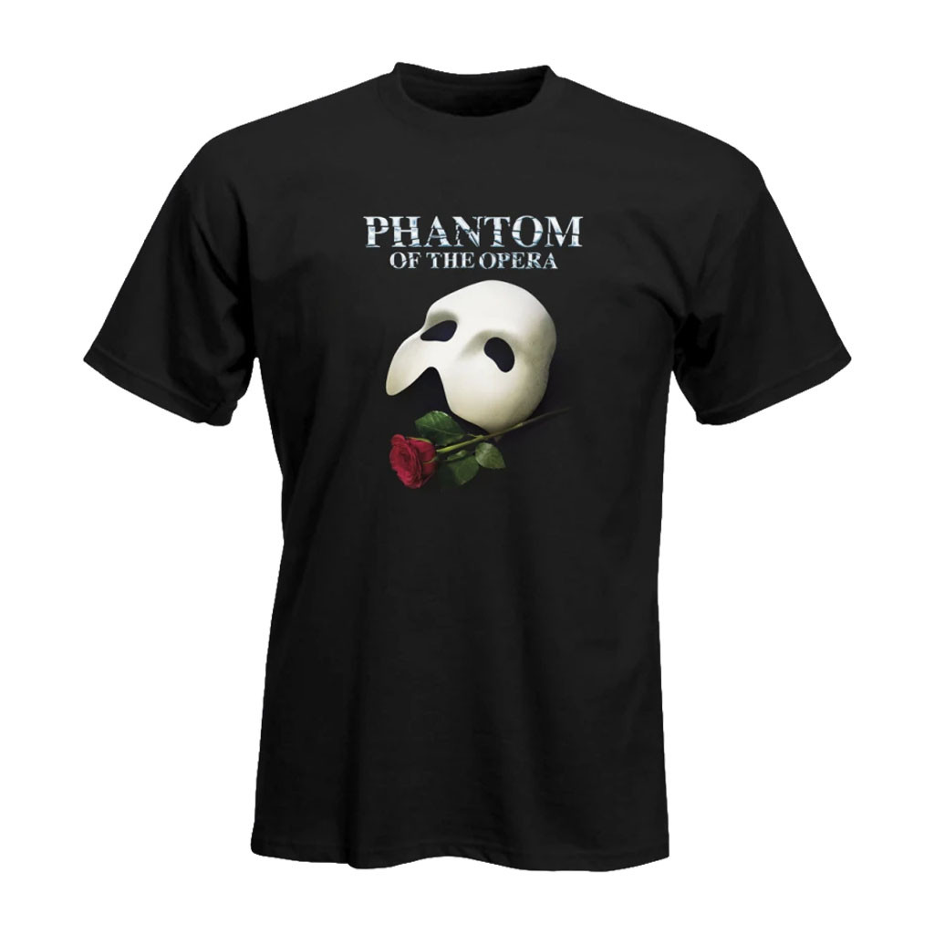 Phantom Of The Opera Merch 2026 Mask Rose T-Shirt Phantom Of The Opera Shirt Gift For Fans - Kdjoy