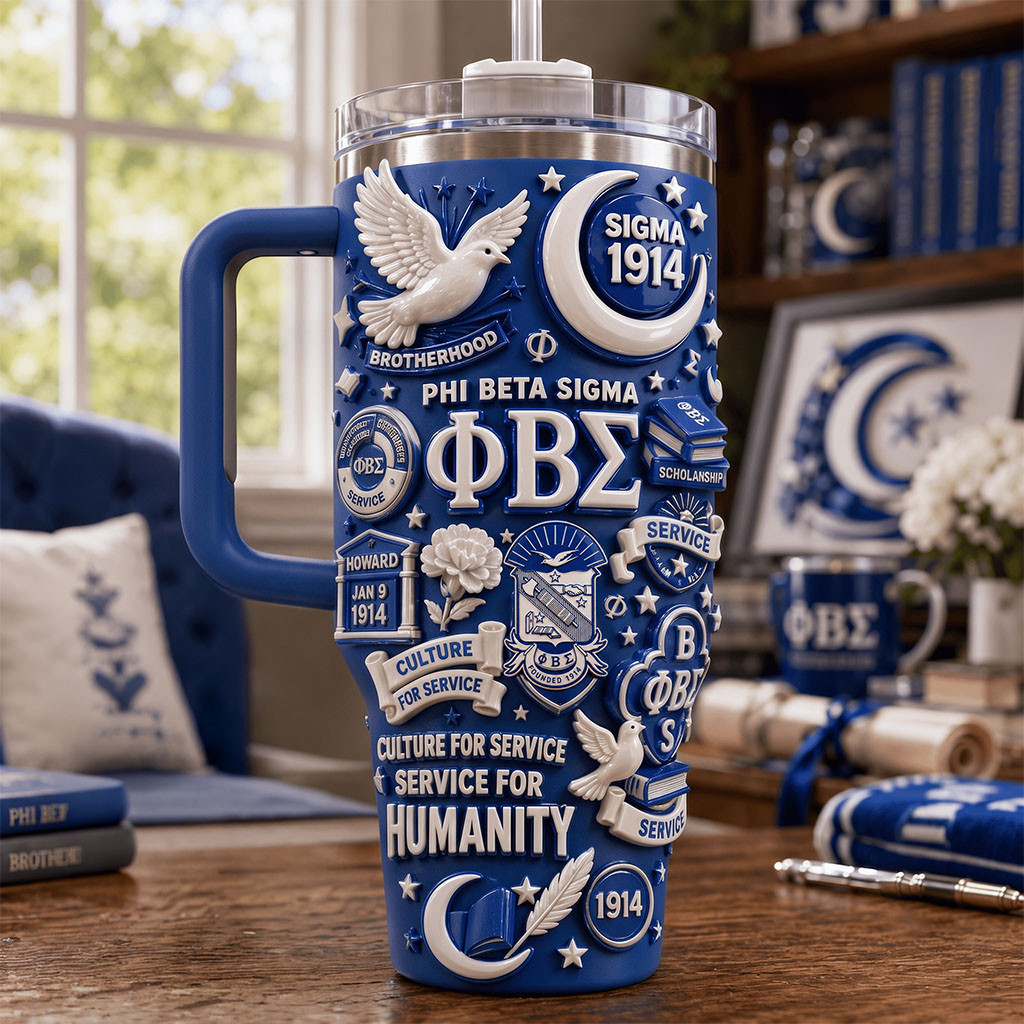 Phi Beta Sigma Merch Culture For Service Service For Humanity Tumbler Best Gifts For Brother