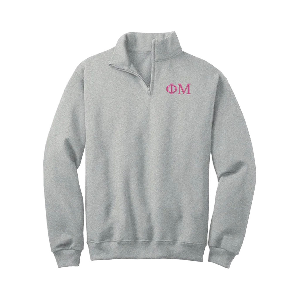 Phi Mu Merch 2026 Phi Mu Quarter Zip Sweatshirt Gift Ideas For Girlfriend - Kdjoy