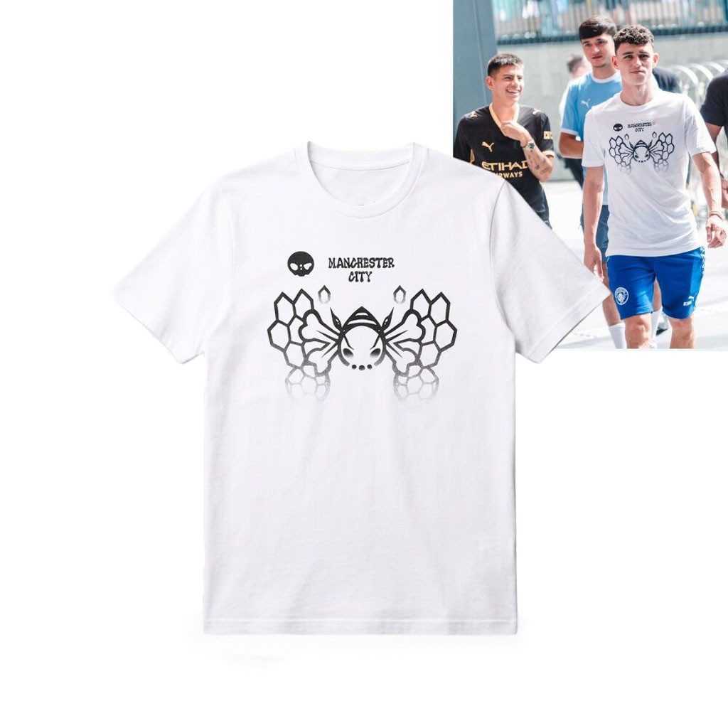 Phil Foden Manchester City Gothic Bee T-Shirt 2026 Phil Foden Merch Gift For Boyfriend - Kdjoy Phil Foden Manchester City Gothic Bee T-Shirt 2026 Phil Foden Merch Gift For Boyfriend - Kdjoy