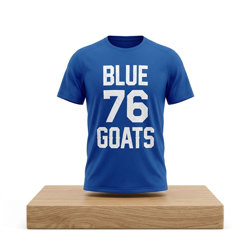 Philadelphia 76ers Blue 76 Goats Shirt 76ers Merch Best Gift For A Basketball Fan - Kdjoy