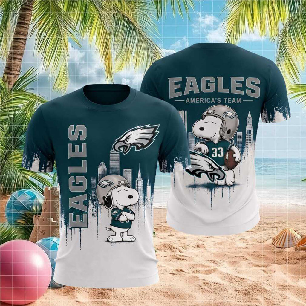 Philadelphia Eagles Snoopy Football America's Team Shirt Philadelphia Eagles Merch Fan Gifts - Kdjoy Philadelphia Eagles Snoopy Football America's Team Shirt Philadelphia Eagles Merch Fan Gifts - Kdjoy